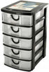 OL429 5 Drawer Desktop Storage Organizer for Office and Craft Supplies