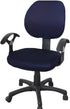 Fdit Chair Covers, Universal Stretchable Office Chair Backrest Cover Slipcover (Navy)
