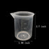 8 Pcs Epoxy Mixing Cups, 100ml/3.4oz Clear Plastic Graduated Cups for Mixing Paint, Stain, Epoxy, Resin