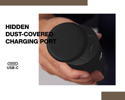 Set, 6 2packBlack+Cream Stainless Steel Rechargeable Electric Salt and Pepper Grinder USB Charging with Dust Cover