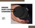 Set, 6 2packBlack+Cream Stainless Steel Rechargeable Electric Salt and Pepper Grinder USB Charging with Dust Cover