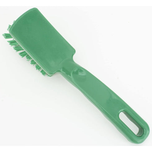 41395EC09 7 Inches, SPARTA Plastic Scrub Brush, Detail Brush, Kitchen Brush With Hanging Hole For Cleaning, Green