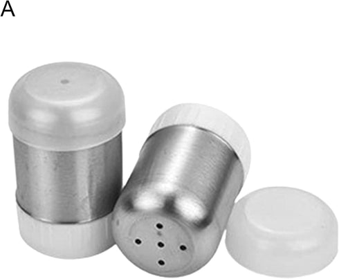 Stainless Steel Sugar Shakers, Dust-proof Spice Salt Pepper Organizer Container