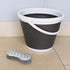 Home Basics Small Scrubber Brush - 6.25" x 2.75" x 1.5", Grey