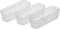 Sterilite 13538608 Narrow Storage Trays, Clear, 24 Pack with Sturdy Banded Rim for Organizing