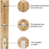 Sauna Hourglass Sand Timer, Beech Wood 15 Minutes Accurate Hour-Glass, Rotating Wooden Hour Glass (White Sand)