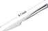 Silver Steak Knife Set, 6 Piece Stainless Steel Kitchen Utility Knives, 8.7-inch Serrated Dinner Knives