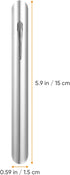 NOLITOY 5pcs Crumb Sweeper, Stainless Steel Scraper for Restaurant Table Bread Cleaning, Waiter Servers Tool