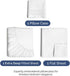 Extra Deep Pocket Twin Sheets Set - 3 Piece Breathable & Cooling Bed Sheets - Soft, Wrinkle Free White