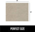 GORILLA GRIP LeakGuard Non-Adhesive Under Sink Mat, Waterproof Quick Dry Shelf Liner, 24x30 Beige