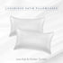 2-Pack Set Box-2-Piece Set, Elegant Comfort Cooling Viscose Satin Pillowcase with Hidden Zipper Closure, Silky Smooth