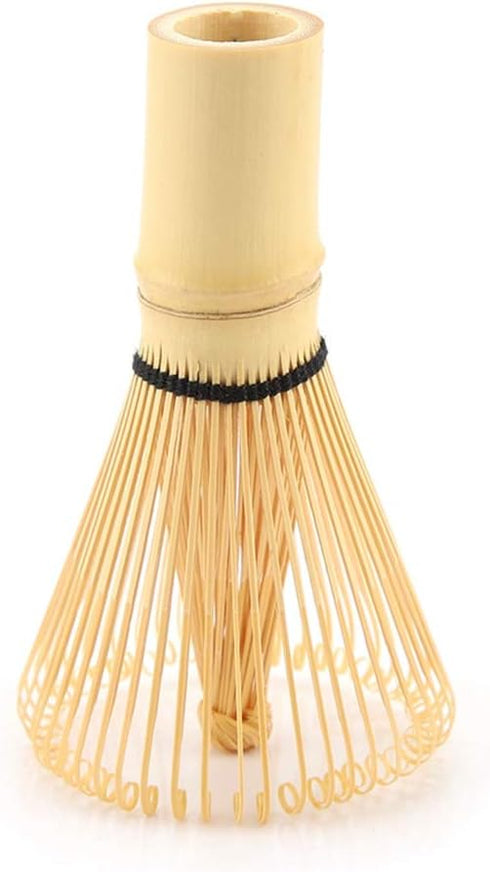 Matcha Green Tea Whisk - Natural Bamboo Chasen for Preparing Matcha Powder, Traditional Scoop (54 Prongs)