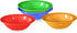 G.E.T. DN-904-MIX-EC Melamine Dessert Bowls, 5 Ounce, Mardi Gras Mix (Set of 4) by G.E.T. Enterprises