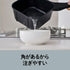 Doshisha Sutto Square Frying Pan, 6.3 x 3.1 inches, Black, Induction & Gas Compatible, Deep Type, No Lid