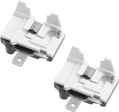 uxcell 2 Pcs Thermal Overload Protector for 1/3HP 250W Freezer Compressor