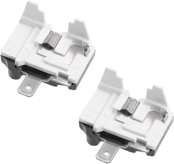 uxcell 2 Pcs Thermal Overload Protector for 1/3HP 250W Freezer Compressor