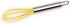 Mini Whisks 4Pcs, 6 Inch Silica Gel Stainless Steel Whisk for Kitchen Cooking, Baking Use (Purple, Yellow, Cyan, Blue)