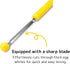 Seki Japan Egg Mix Stick, Egg Yolk and White Strring Stainless Steel Blade, Chalaza Removal Parts, with Safety Cover