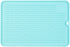 Restaurantware Small Countertop Drying Mat, 11.8 x 7.9 Inch, Food-Grade Dish Drainboard with Ribbed Design