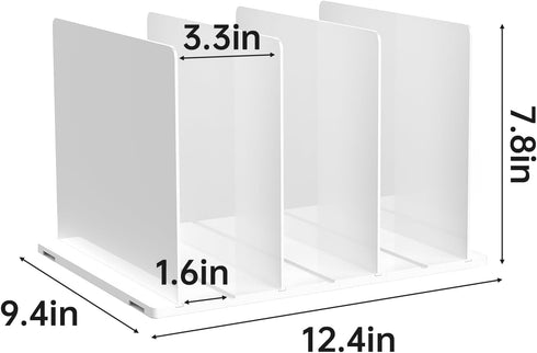 NiHome Adjustable Reusable Shopping Bag Organizer, Large Capacity Shelf Dividers for Tote Handbags