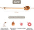 BIEAEIA Toilet Brush, Natural Coconut Fibre Brush Head and Rubber Wood Handle, Great for Bathroom
