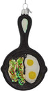 Noble Gems Glass Frying Pan Ornament, 5-Inch for Christmas