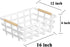 Farmhouse Wire Storage Baskets, Pantry Organizer Baskets with Wood Handle, Metal Bins for Kitchen Pantry (2 Pack)