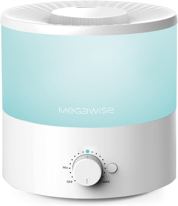 MEGAWISE Cool Mist Humidifiers for Bedroom and Office - 0.5 Gal Essential Oil Diffuser, Quiet Ultrasonic