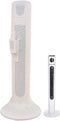 Tower Fan Dust Cover, Water-Repellent Stretch Spandex Dustproof Guard for Household Office Fans, with Pocket (White)