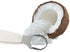 8 " Long Coconut Grater, Vintage White Plastic Handle, Traditional Thai Style Kitchen Tool, Stainless Steel Shredder