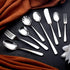 Csinos 304 Stainless Steel Spoon Set, Shell Shape Flatware Spoon