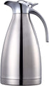 Sumerflos 68 Oz Stainless Steel Coffee Thermal Carafe - Double Walled Vacuum Thermos with 12 Hour Heat Retention