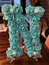 100pcs DIY Real Touch 3D Artificial Foam Rose Head - Without Stem for Wedding Party Home Decoration (Tiffany)
