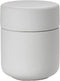 Zone Denmark Ume Taupe Cosmetic Jar, Elegant Storage Solution for Beauty Essentials, Soft Grey