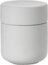 Zone Denmark Ume Taupe Cosmetic Jar, Elegant Storage Solution for Beauty Essentials, Soft Grey