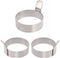 Colorsheng Egg Ring,3 Inch Stainless Steel Omelet Mold Pancake Ring Metal Kitchen Cooking