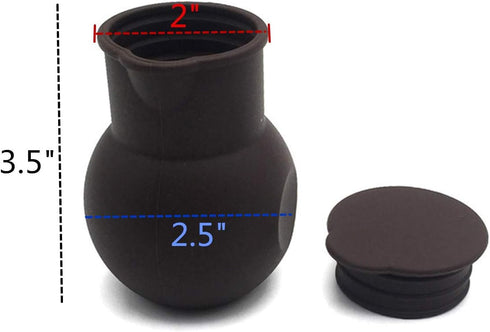 3 Pcs Silicone Chocolate Melting Pot, Butter Sauce Milk Microwave Baking Pouring Tool