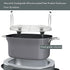BYKITCHEN Roast and Steamer Rack, Compatible with Ninja Foodi Possible Cooker Pro 8.5 Quart Accessories