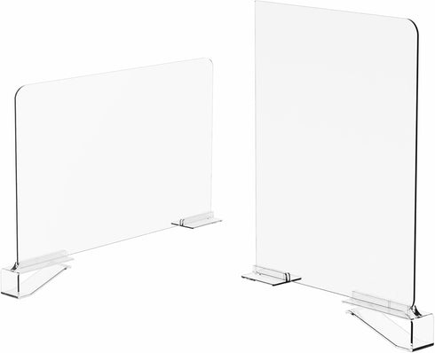 Yieach Dividers,6 Pack Closet Organization,11.1 Inch Adjustable Height Clear Shelf Acrylic Shelf Dividers for Tall