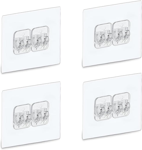 4 PACK Shower Caddy Adhesive Replacement, Shower Shelf Adhesive No Drilling, Adhesive