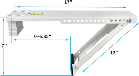 Foozet Window Air Conditioner Support Bracket , Window AC Bracket Light Duty , Up to 165 lbs