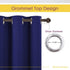 NICETOWN Royal Blue Blackout Curtain Panels, Energy Saving Thermal Insulated Drapes (1 Pair, 42 by 54-Inch)