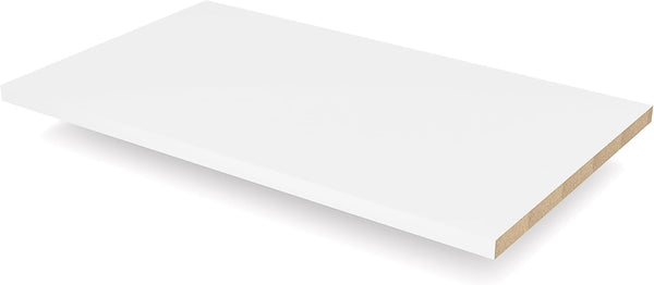 Custom Shelves, 3/4"" Thick Melamine, Cut to Size, Fully Customizable up to