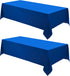 Rectangle Tablecloths 90x132 Inch 2 Pack Royal Blue Tablecloth for 6ft Washable