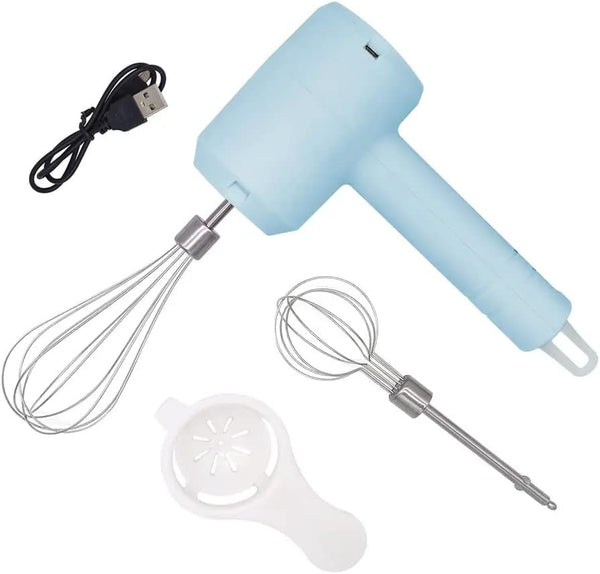 Electric Hand Mixer Egg Beater, USB Rechargeable Handheld Mixer