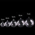 25 Set 50 Pieces Christmas Clear Plastic Fillable Ornaments, DIY Bath Bomb Mold, Acrylic Balls for Wedding Party Decor