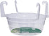 Curtis Wagner Plastics Hanging Basket Drip Pan, Clear, 12 Inch