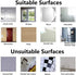 Double Sided Adhesive Hooks - 20 Pack + 4 Pack Wall Hanger Holder, 13.2lb Max for Bathroom, Kitchen, Office