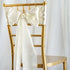 5pcs 6 x106 TABLECLOTHSFACTORY Ivory Satin Chair Sashes Tie Bows Catering Wedding Party Decorations