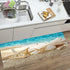 3D Non Slip Bath Rugs Sponge Foam for Bathroom,Durable Flannel Mat Bright Print rug for Living Room, Absorbent water
